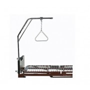 A trapeze can be a helpful addition to a hospital bed A trapeze can be a helpful addition to a hospital bed