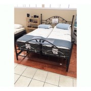 If I have a metal headboard and footboard can we drop your adjustable beds inside?