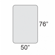 50 inches by 76 inches is not a standard 3/4 mattress size but we can make you one for the same price. 50 inches by 76 inches is not a standard 3/4 mattress size but we can make you one for the same price.