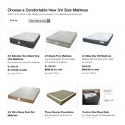 Who can ship a 3/4 mattress to Sherbrooke Quebec?