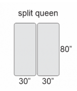 Split queen mattresses for sale in Ontario Canada